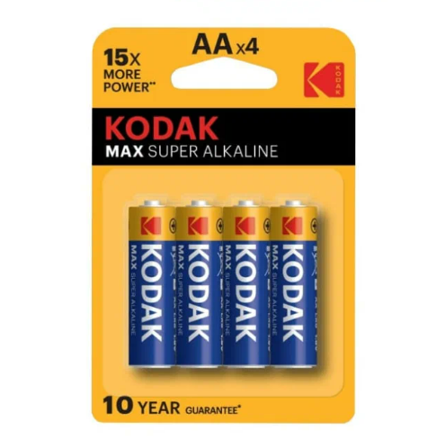 Батарейка KODAK LR06 пальч.4шт на блистере цена за 1 шт 701-4 - фото 52386