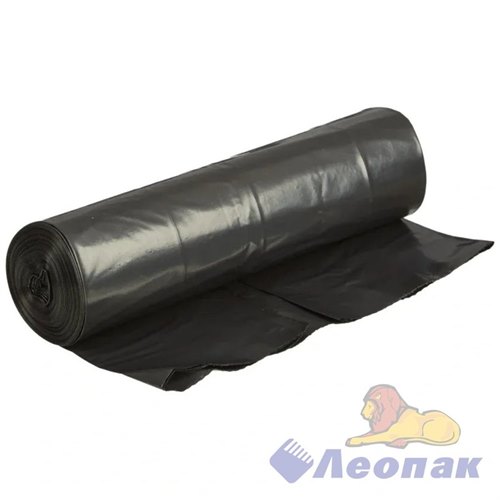 Мешок мусорный ПВД в пластах 120л/60мкм (50шт/4уп) черный АРТ58 07001100046