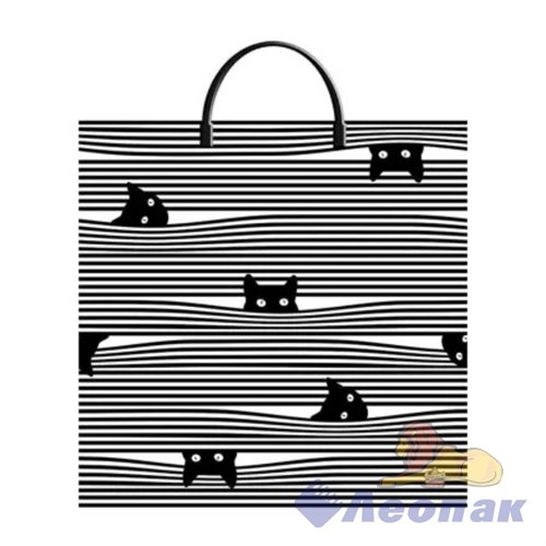 Пакет с пластик.ручками 35х36 "Любопытство" (10/100) ТИКО