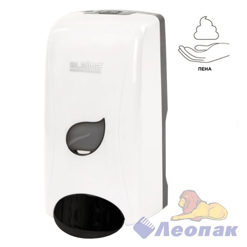 Дозатор для мыла-пены LAIMA PROFESSIONAL ECO, НАЛИВНОЙ, 1 л, белый, ABS-пластик, 606552