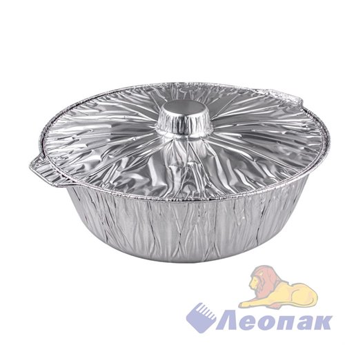 Форма алюм. КАСТРЮЛЯ с крышкой (7100мл) h=115мм 390х290мм (25шт/2уп) Y291121