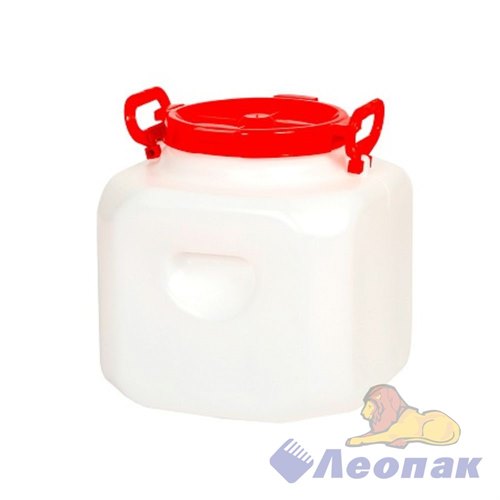 Бочка 30 л Дачная КВАДРАТНАЯ (белая) Р 15395