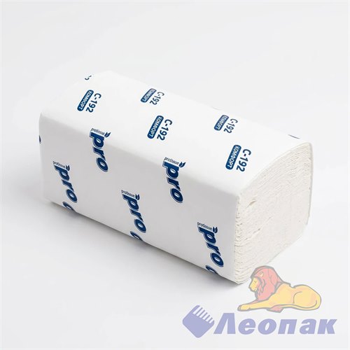 Полотенца бумажные листовые V-сл., р-р 21*22, 1сл. КОМФОРТ (250шт/20уп) С192