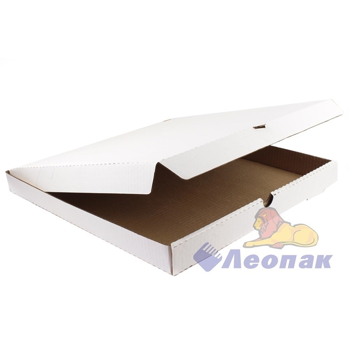 Коробка под пиццу 400х400х40 (50шт/1уп) белая - фото 9948
