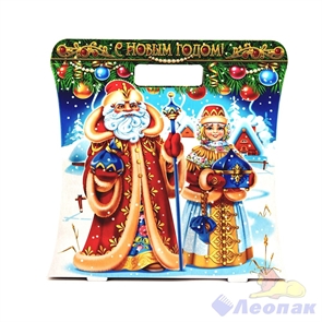 {{photo.Alt || photo.Description || 'Коробка н/г  Дед Мороз и Снегурочка с подарками  50шт./пач (1,0-1,2кг)'}}