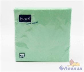 Салфетка Art Bouguet  Solid Color салатовые  (20шт/12уп) 33х33 3х-слойная