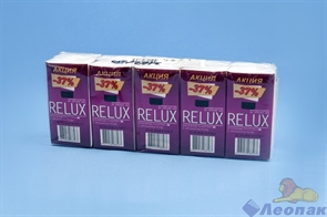 Платочки бумажные  RELUX  с ароматом розы (10шт/1уп/24уп)