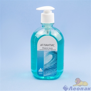 Жидкое мыло  Атлантис  дезинфицирующее с антисептическим эффекторм, 0,5л (15)