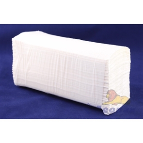 Полотенца бумажные листовые белые 2-слойные (200лист/20уп)  Pro  V- сложения арт.С197