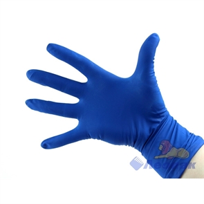 Перчатки виниловые неопудренные  L  (100шт/10уп) John Pack синие