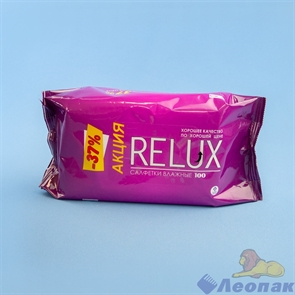 Салфетка влажная  RELUX  универсальная с термальной водой (100шт/1уп/6уп)