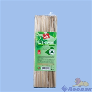 Шампур деревянный  GRIFON  25см  (100шт/1уп/100уп.) 400-105