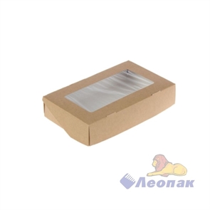 Упаковка ECO TABOX 500 (400шт/1кор)   контейнер на вынос c окном 170*70  h 40
