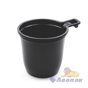 Чашка кофейная 200мл коричневая (50/1250) /ИнтроПластик