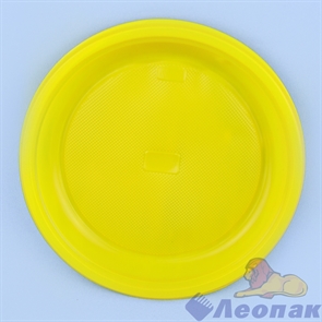 Тарелка  десертная ЖЕЛТАЯ d=165мм (100/2000)Новосиб