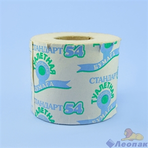 Туалетная бумага Островская Стандарт 35м,  на втулке  (48шт)