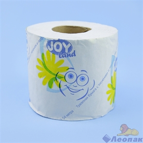Туалетная бумага  Joy Land 54м, на втулке (48шт)