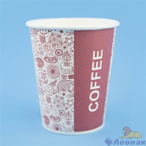 Стакан бумажный 250мл (50шт/20уп)  Coffee