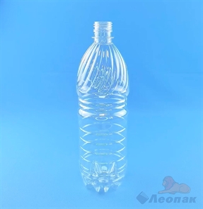 Бутылка ПЭТ 1,0л. (б/цветная) (100шт)Стандарт