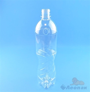 Бутылка ПЭТ 1,0л. ДРАФТ (б/цветная) (50шт.) ЧБ