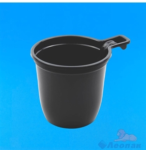 Чашка кофейная 200мл. коричневая (50/1500) Упакс-Юнити