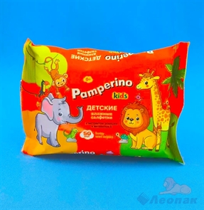 Влажные салфетки Pamperino Kids детские с ромашкой и витамином Е mix (8шт/54уп) 72781