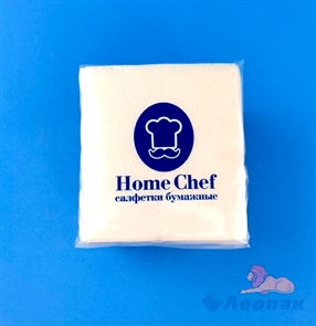Салфетка белая "Home Chef" (1уп/15уп)  арт.22090-090
