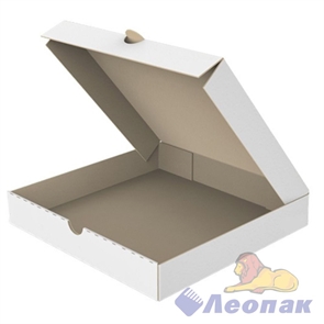 Коробка под пиццу 370х370х50 (50шт/1уп) белая
