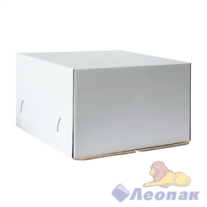 Коробка для тортов белая ЕВ 260   360*360*260 до 5кг (10шт/кор.)