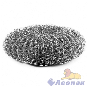 Губка металлическая для посуды в сетке (15шт/120уп)./Ростов СП-033