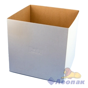 Коробка для тортов белая ЕВ 300   300*300*300 до 5кг (10шт/кор.)