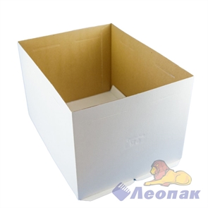 Коробка для тортов белая ЕВ 260 300*400*260мм до 5кг (10шт/упак.)