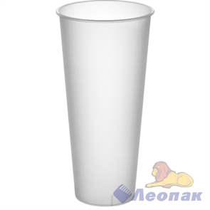 Стакан Bubble Cup прозрачный МАТОВЫЙ ПП 650мл(10шт/20уп) /Покровский 1022П