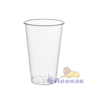 Стакан Bubble Cup прозрачный Глянцевый ПП 500мл (20шт/25уп) /Покровский 1021ГП