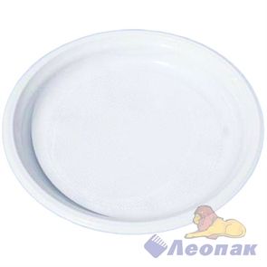 Тарелка  десертная белая d=165мм (100/2000) Стандарт пластик
