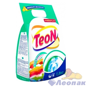 СТИРАЛЬНЫЙ ПОРОШОК TEON УНИВЕРСАЛ 1,8 КГ. АРТ. 660