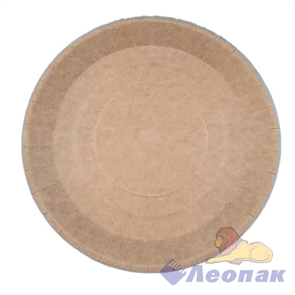 Тарелка  картонная d=23см Pure Kraft  (100шт/8уп)  ECO PLATE 230