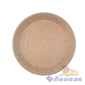 Тарелка  картонная d=23см Pure Kraft  (100шт/6уп)  ECO PLATE 230