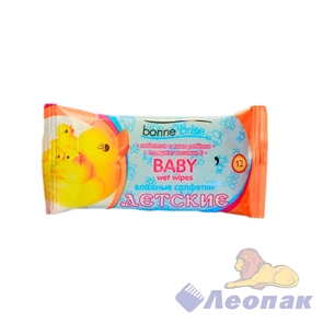 Салфетка влажная Bonnе Bris детские (mini) S71 (12шт) (1/60уп)