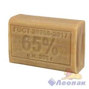 Мыло хозяйственное 65% 200г. (60шт) /бхт 9000/210