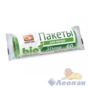 Мешок мусорный 20л-8мкм (25шт/1рул/28рул.) GRIFON Bio 100-020