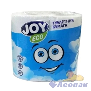 Туалетная бумага JOYeco 2сл.,  белая (4шт/12уп)