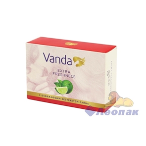 Мыло туалетное  Vanda  EXTRA FRESHNESS (свежесть) (85гр) (72шт)