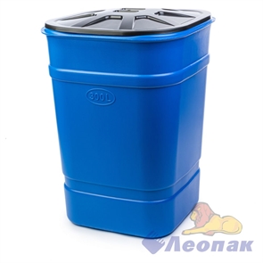 Бочка-бак 300л квадратная (с крышкой) (уп.3) 695х695х1060 мм М3047