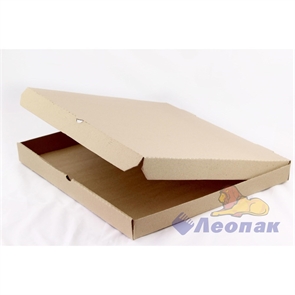 Коробка под пиццу 400х400х40 (50шт/1уп) серая/К