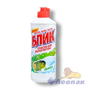 БЛИК Жидкое средство д/посуды Яблоко 500мл (1397) (15)
