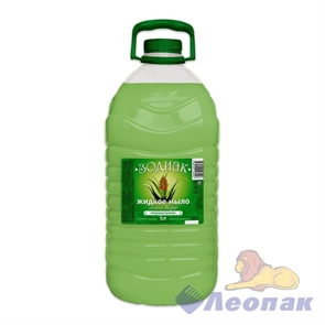 Мыло  жидкое Зодиак, 5 л, ПЕРЛАМУТР Алоэ-Вера,ПЭТ (4шт) К08-6с 9100/2