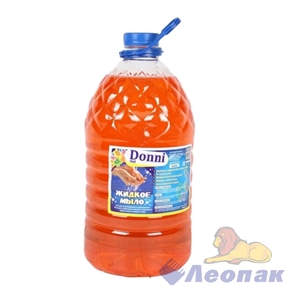Мыло жидкое  DONNI Gel  цветное в ассортименте 5000 мл (ПЭТ) 9000/41