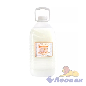 Мыло жидкое БЕЛОЕ Зодиак, 5 л, Цветок Абрикоса ПЭТ (4шт) К19-3с