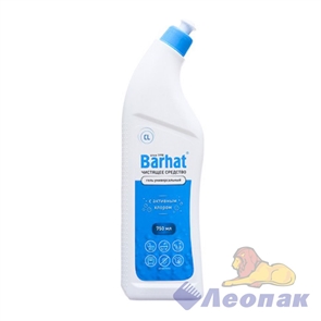 BARHAT чистящее средство ГЕЛЬ  с активным хлором 750 мл (21)